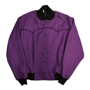 Houston Livestock Show & Rodeo Embroidered Premier Horse Sale Purple Jacket